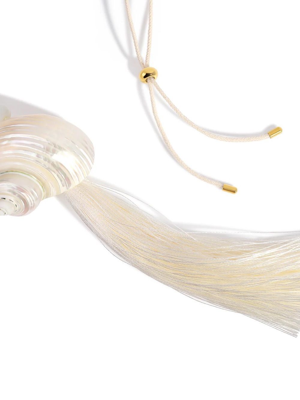Ivory Tassel Shell Necklace - Picture 3 of 4